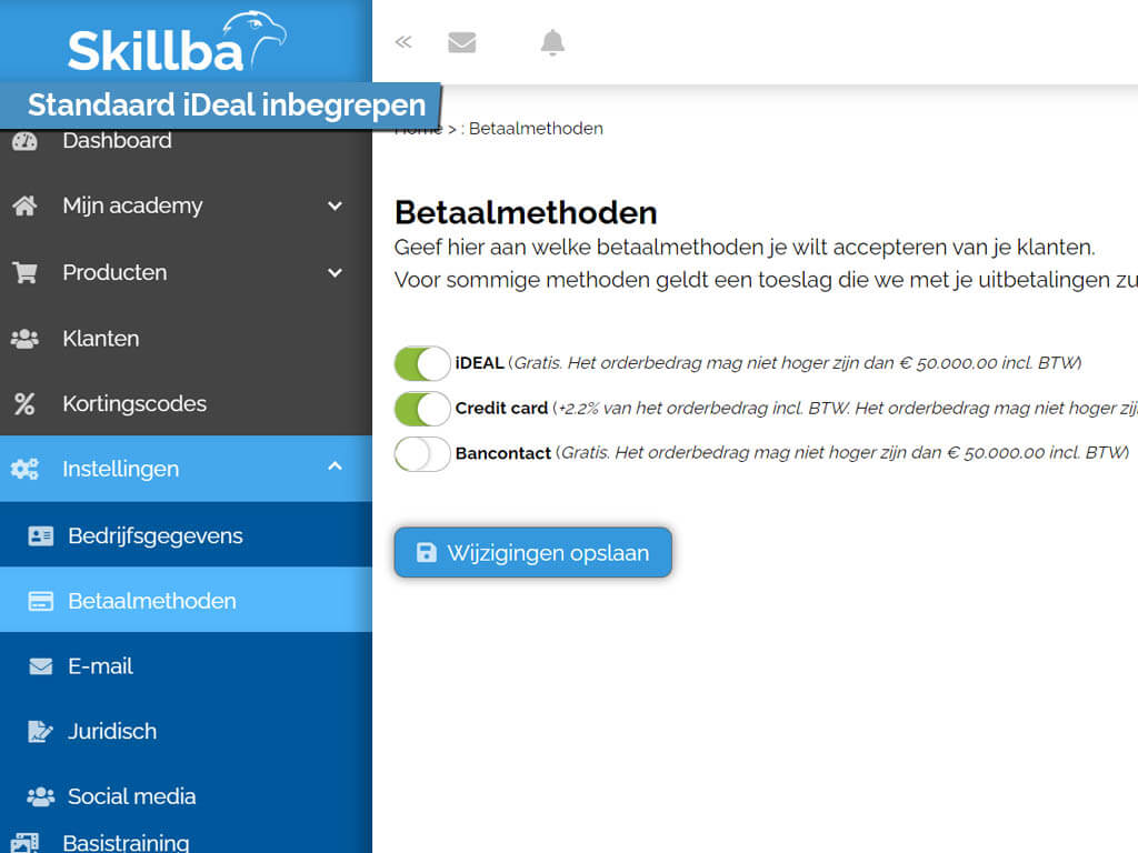 Skillba screenshot